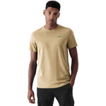 4F Men's T-shirt M4481 3-pack beige, green, black 92S zöld póló