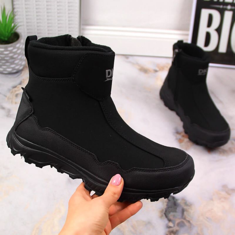 Inny DK Jr DK58A Waterproof Insulated Snow Boots, Black Túracipő