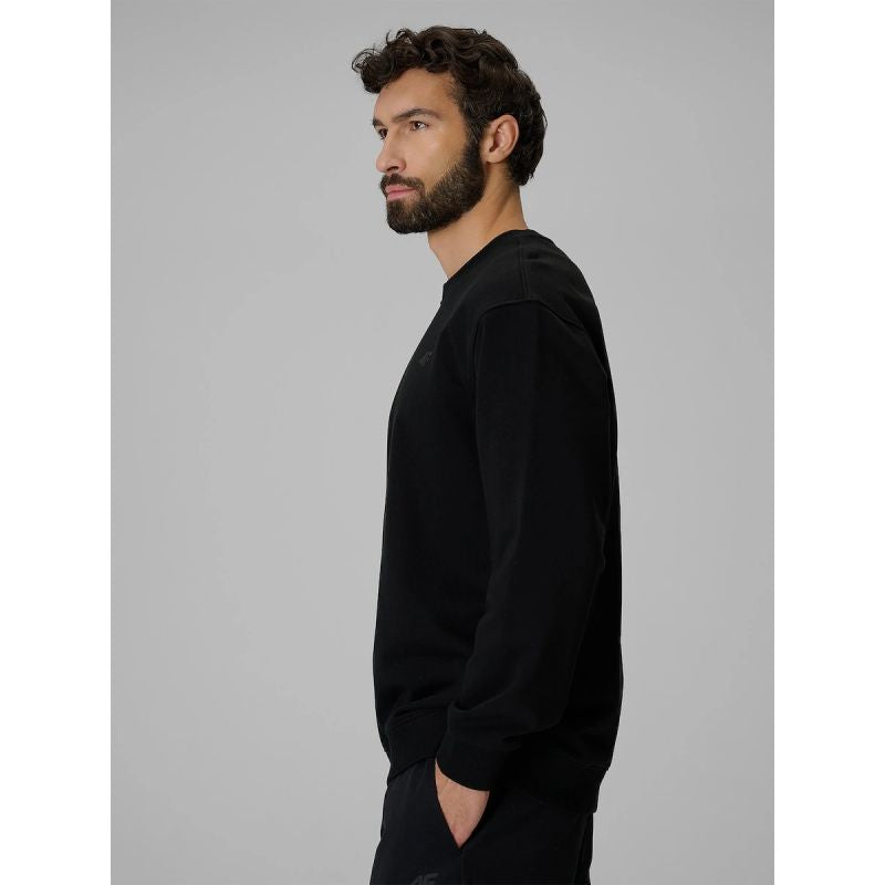 4F Men's regular sweatshirt without hood férfi kapucnis pulóver 4FRMM00TSWSM3059-20S