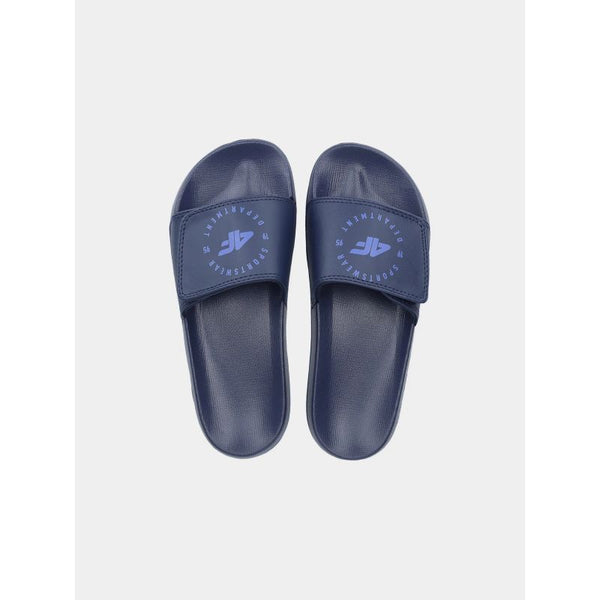 4f Boys' pool flip-flops 4FJMM00FFLIM043A-31S Navy blue General
