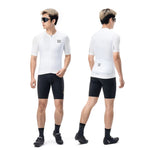 Rockbros 15200025 Short Sleeve Cycling Jersey Size S - White biały \ s póló
