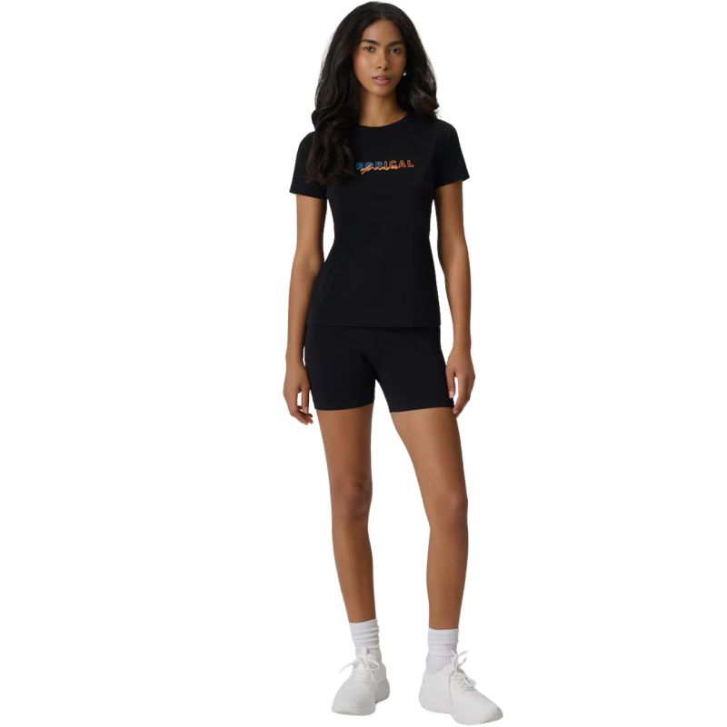 4F Women's T-shirt F2717 deep 20S fekete póló 4FWSS26TTSHF271720S