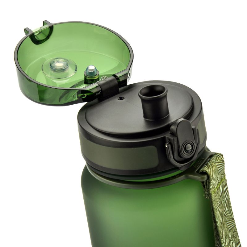 Meteor 650 ml sports bottle dark green uniw water bottles, training equipment