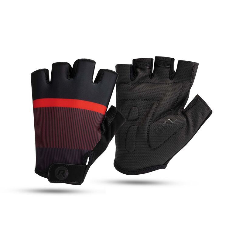 Rogelli HERO II gloves black and 2XL bordó kesztyű