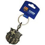 FC Barcelona original licensed emblem keychain, retro style B7603