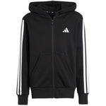 adidas Essentials Full-Zip Kids' Sweatshirt Black and White JD6494 General