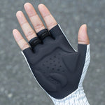 Rockbros Road Cycling Gloves Size: - White/Black fekete kesztyű