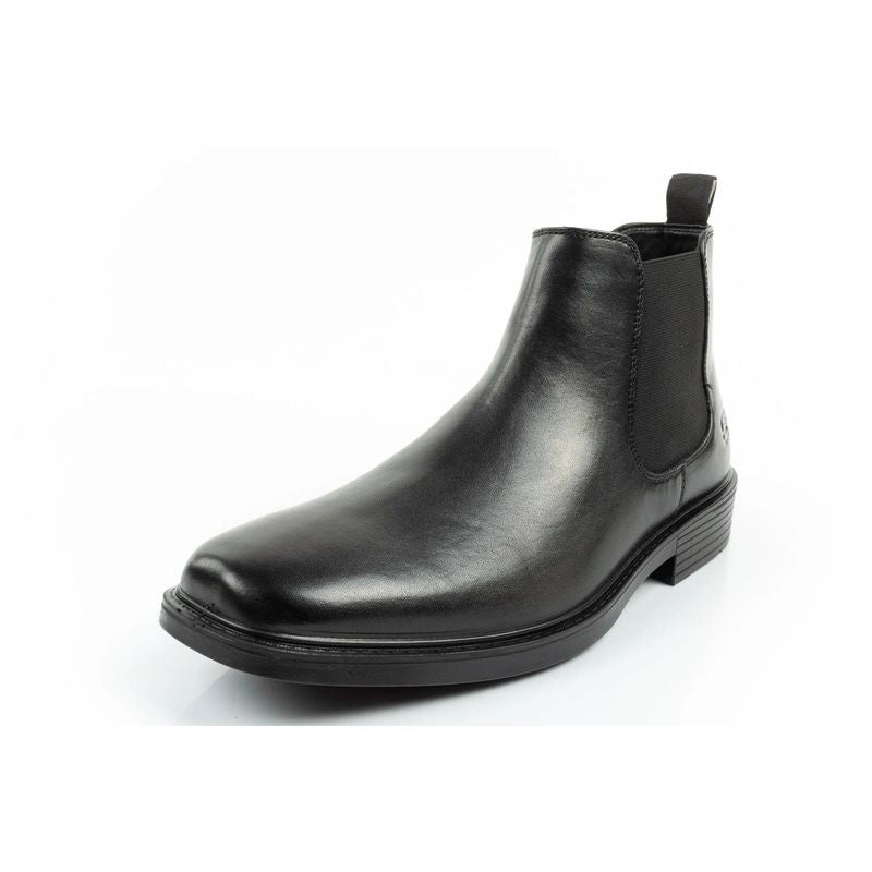 Skechers men's Chelsea boots Miller-Boris elegant leather utcai cipő