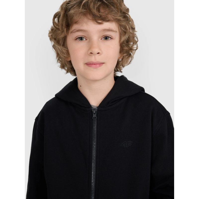Boy's zip-up sweatshirt with hood 4F 4FJRMM00TSWSM2481-20S kapucnis pulóver