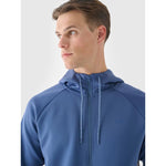 Men's training sweatshirt with a hood 4F 4FWAW24TFSWM405-32S 3xl kapucnis pulóver