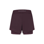 Rogelli women's 2in1 ESSENTIAL 2XL lila short