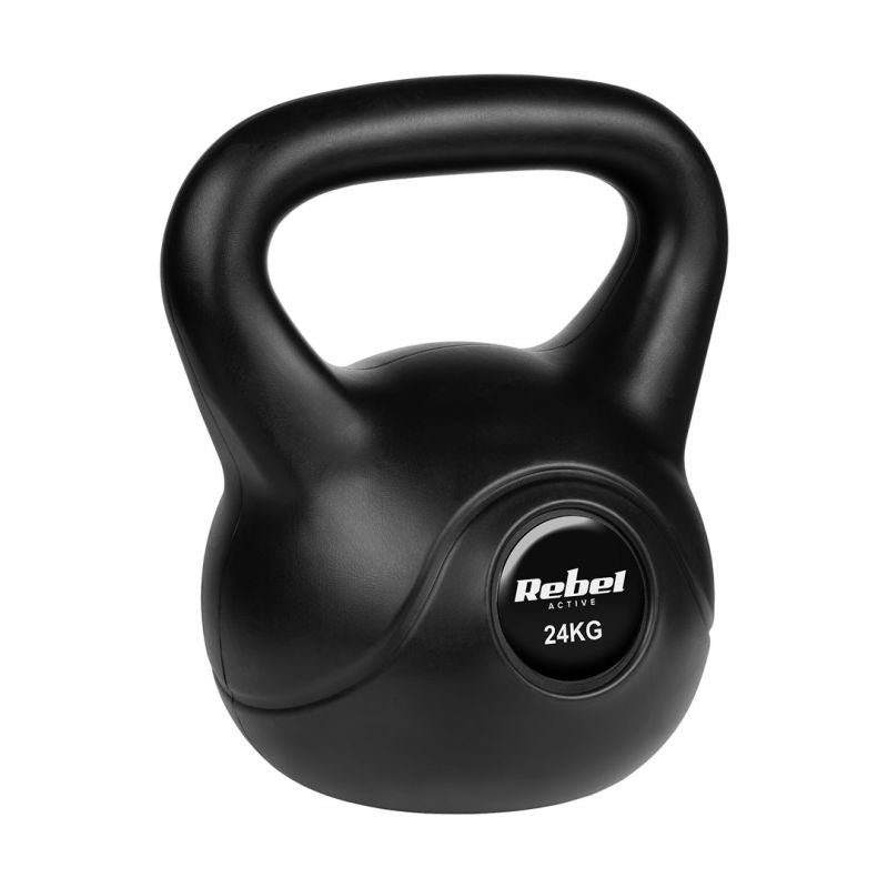 Rebel 24 kg Bitumen Kettlebell ACTIVE súlyzó RBA-2322