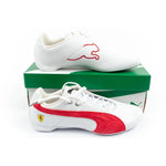 Puma men's sports Ferrari Future Cat natural leather fashionable fehér cipő