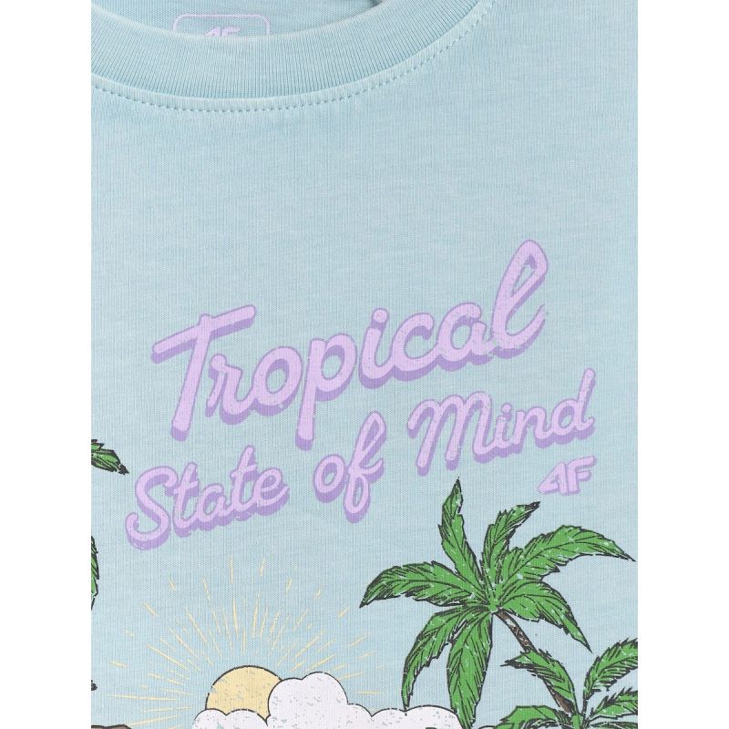 4F Girls' cotton T-shirt 158/164 ruházat 4FJRSS26TTSHF3981-33S
