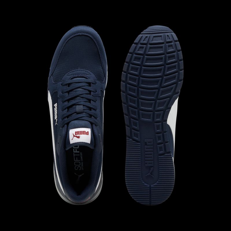 ST Runner v4 Mesh Club Navy-PUMA White-T ( )