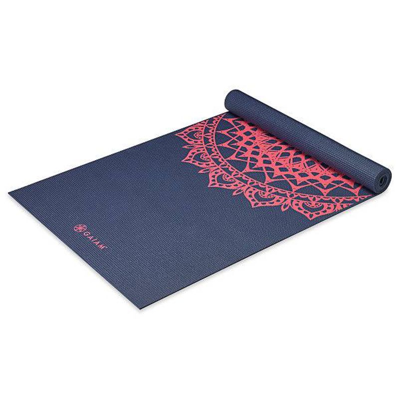 Gaiam Pink Marrakesh Yoga Mat 4 MM 62429 Edzőfelszerelés