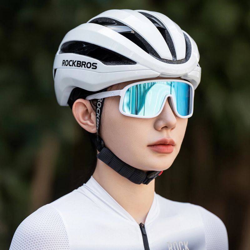 Rockbros LK-79 Bike Helmet 58–62 cm - White biały helmets, lights