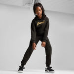 Puma ESS+ Script Children's Sports Tracksuit Bottoms for Girls