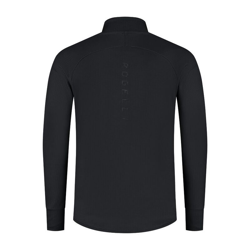 Rogelli ESSENTIAL running sweatshirt fekete pulóver