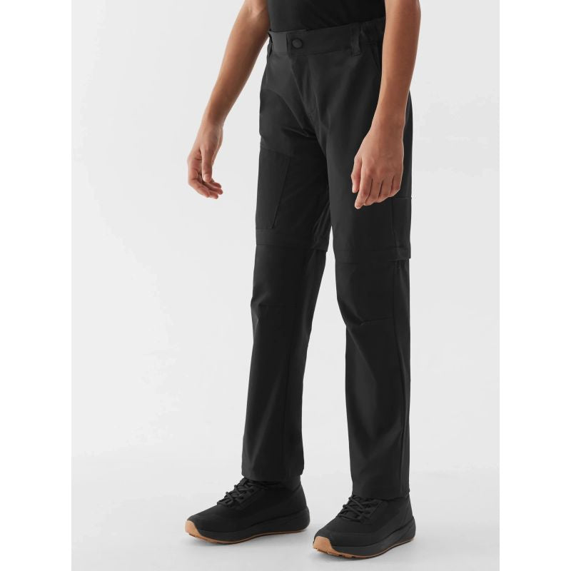 4f Girls' Junior 2-in-1 4way stretch trousers with detachable legs General