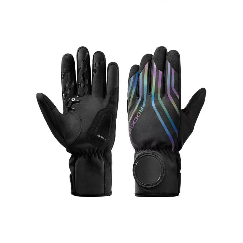 Rockbros Winter Cycling Gloves Black 2XL fekete kesztyű