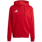 Men's adidas Entrada 26 FZ Hoody red KF5944 piros kapucnis pulóver