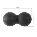 HMS Double Massage Ball / Duo Ball BLM02 8*16CM fekete edzéssegítő 17-42-024