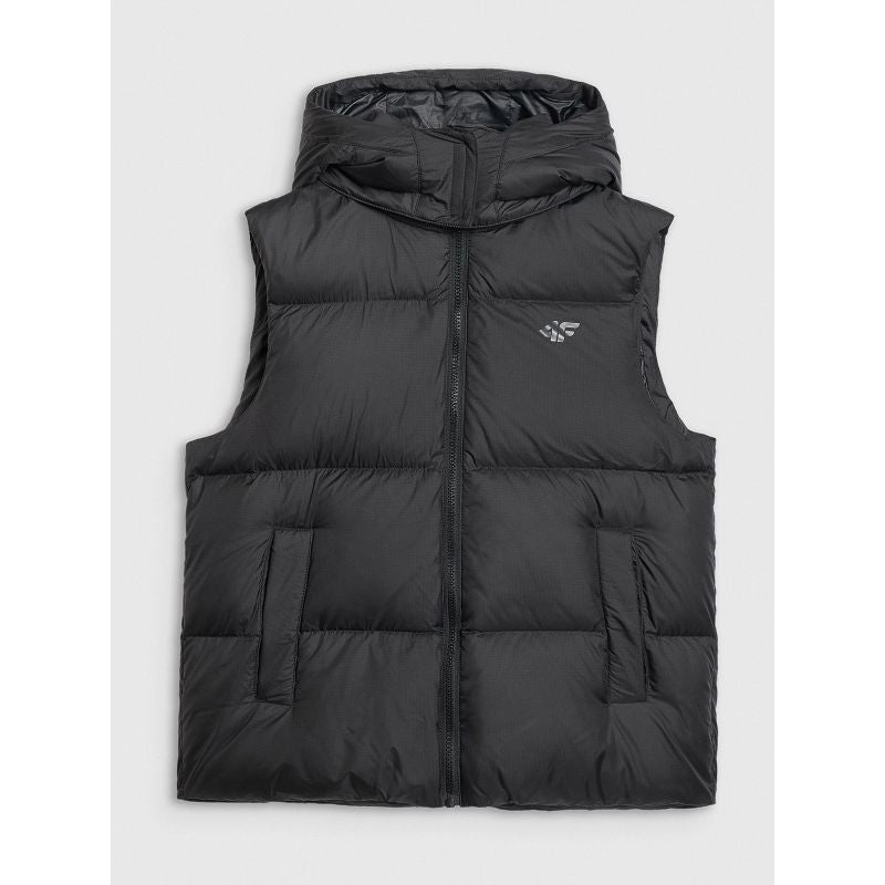 Women's down vest with natural filling 4F 4FWAW25TVJAF223-083S mellény