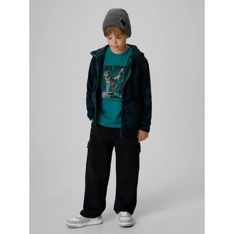 4F Boys' cargo sweatpants gyerek nadrág, 158/164