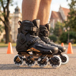 Na1601 Slalom Roller Skates Slayd Black Size 38 Nils Extreme fekete utcai cipő