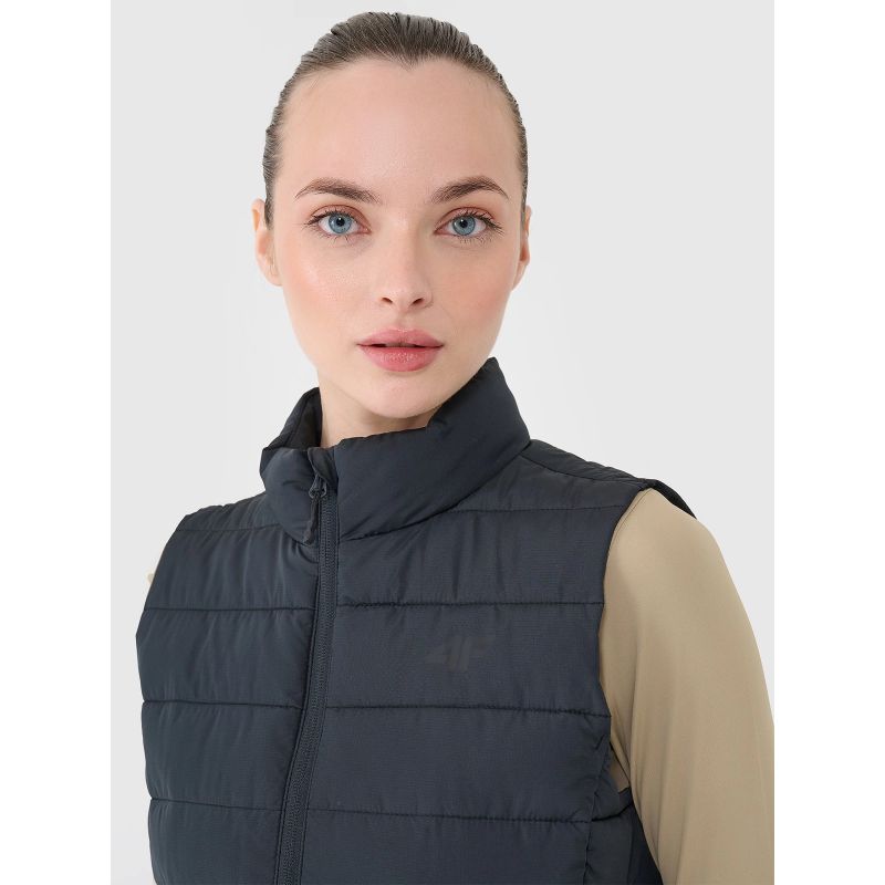 Women's down vest with synthetic filling 4F 4FWSS25TVJAF181-20S kabát