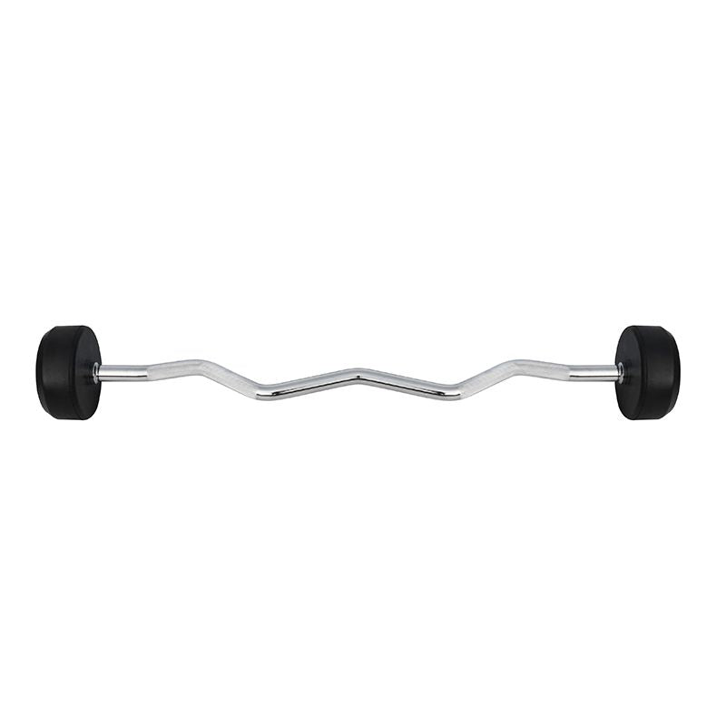 HMS Rubberized GSL-40 40 KG Fixed Barbell/Curl Bar súlyzó 17-58-021