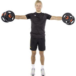 Pure 2 Improve Foldable Composite Bar Bell 30kg dumbbell, strength training equipment, training equipment