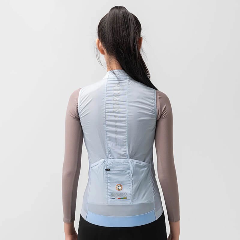 Rockbros ROAD TO SKY women's lightweight breathable cycling vest S - blue s \ niebieski vests