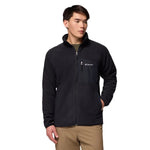 Columbia Fast Trek Overlay Full Zip Fleece Black fekete polár pulóver 2135691010