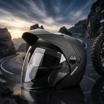 Meteor Hekato L motorcycle helmet 59-60 cm black uniw sisak 17891