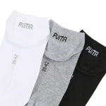 Puma Sneaker Plain Socks 3 Pack Gray, White, 938624 fekete zokni