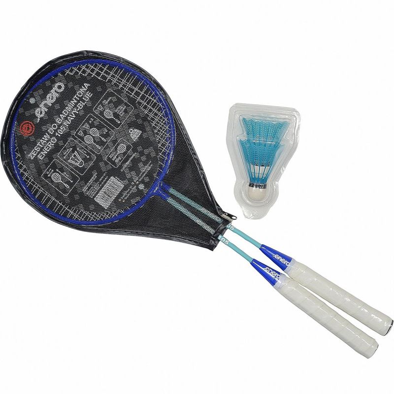 Enero Badminton Set In A Navy Blue Case kék sets