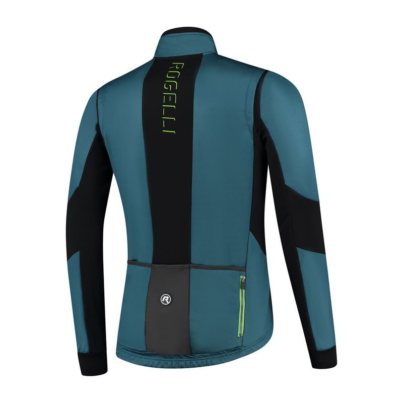 Rogelli BRAVE winter -lime kék dzseki