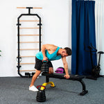 HMS 6-in-1 weight set (barbell, dumbbells and kettlebell) 40kg edzőfelszerelés 17-57-070