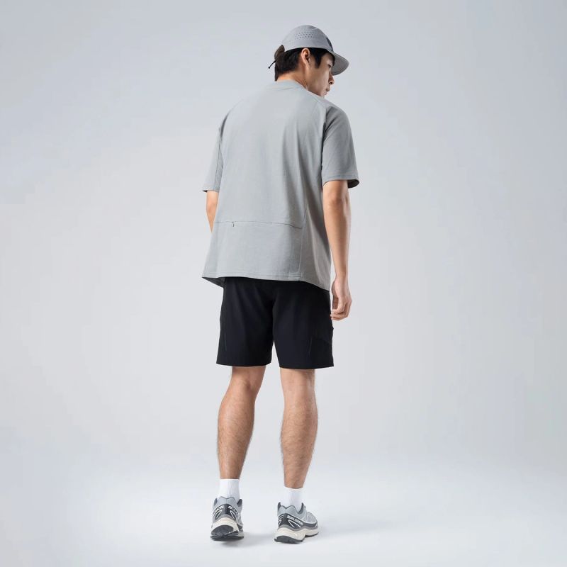Rockbros with belt size M - black czarny \ m short