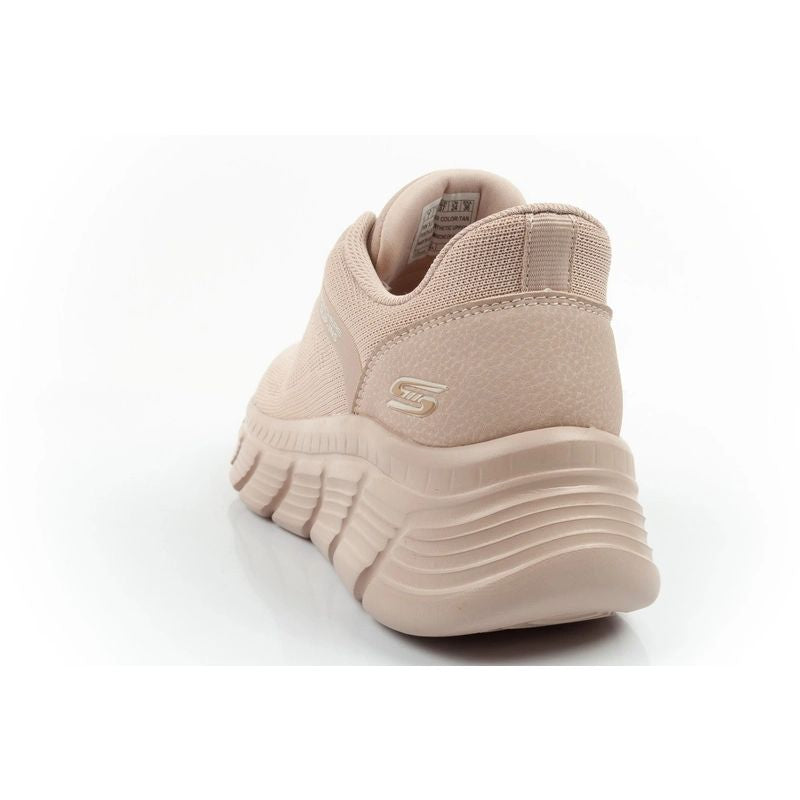 Skechers women's sports Bobs B Flex SLIP-INS beige comfortable bézs utcai cipő