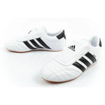 Adidas women's Taekwondo sports shoes white leather slip-on fehér zokni