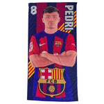 FC Barcelona Pedri beach towel microfiber 70X140 wielokolorowy törölköző