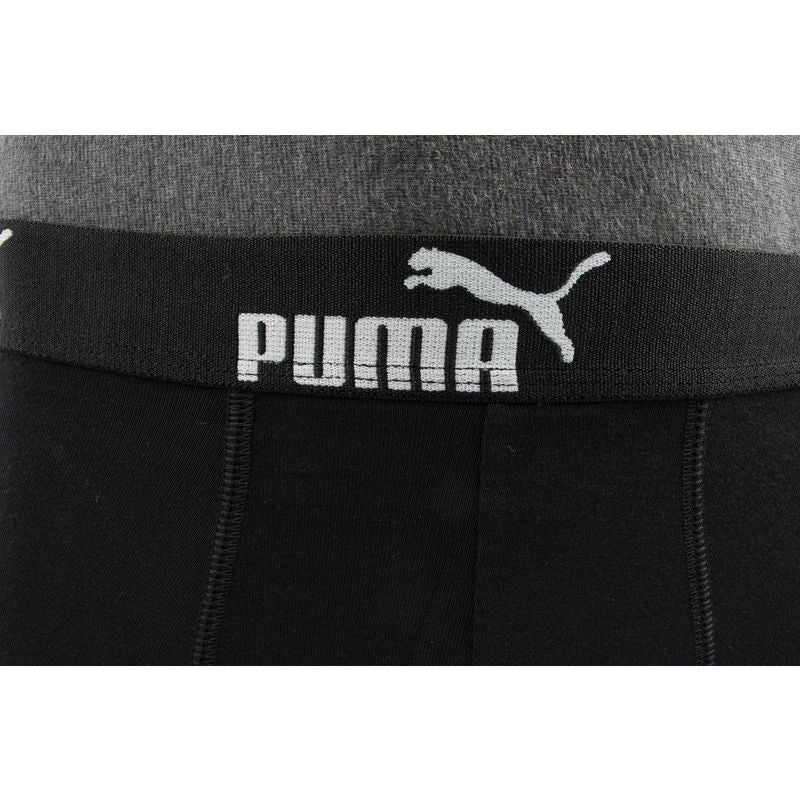 Puma Men's Boxer Briefs 9-Pack Black Gray Khaki Comfortable Cotton Alsónemű szürke