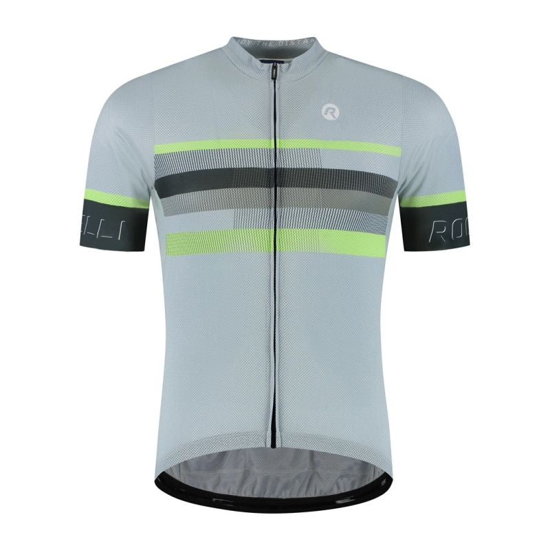 Rogelli HERO II cycling jersey -lime szürke kerékpáros ruha SIRC1000005.240.L