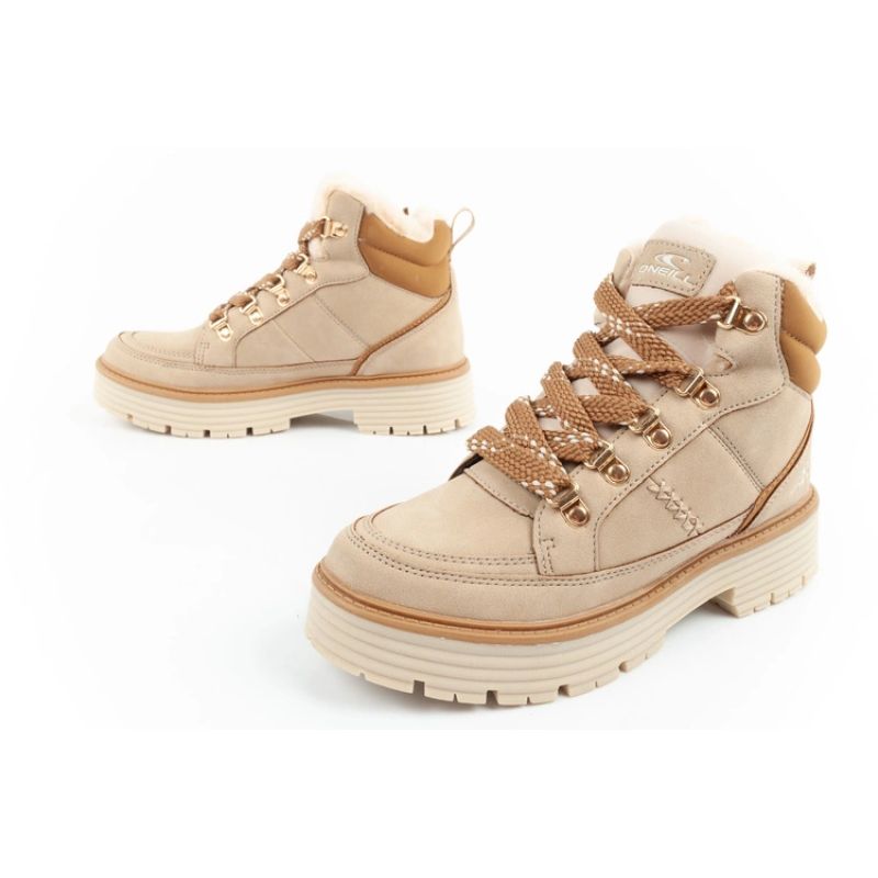 O'Neill winter boots women's hiking boots ankle boots insulated fashionable beige brown bézs cipő