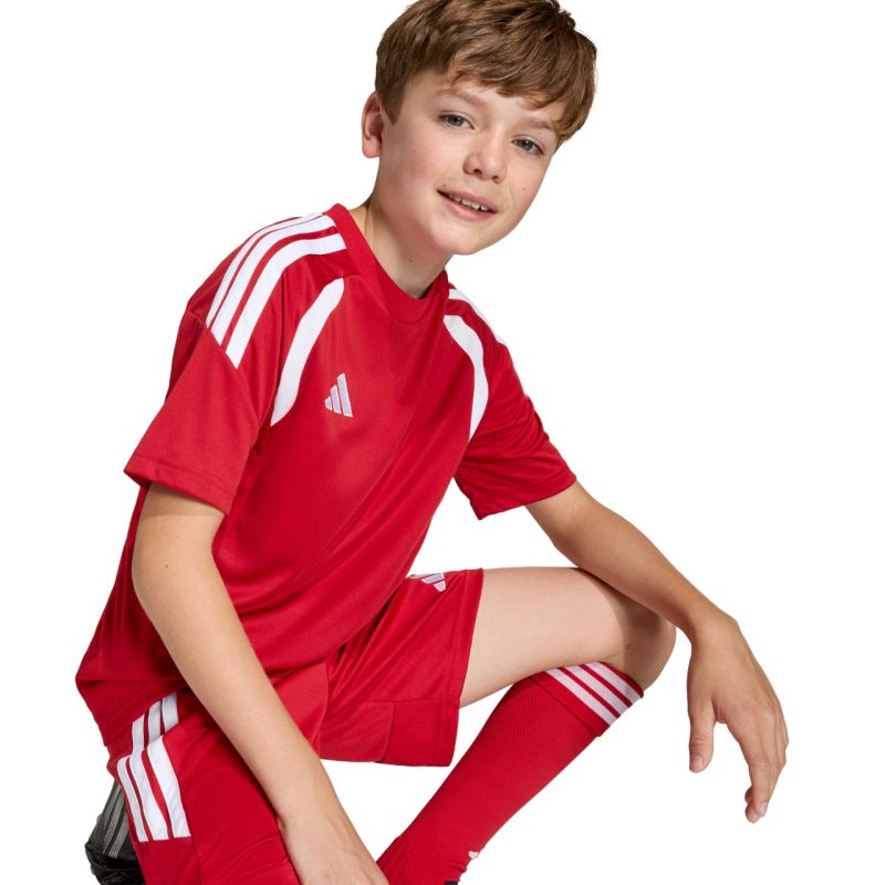 Adidas Tiro 26 League Jersey Kids’ Football Red piros gyerek póló KB1315