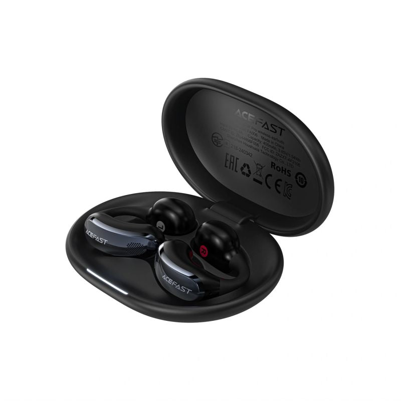 head Acefast FA006 ACEGLIP Pro In-Ear Wireless Headphones OWS - Black fekete headsets