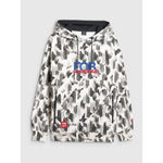 Men's loose hooded sweatshirt 4F 4FRAW25TSWSM2569-91A kapucnis pulóver